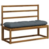  Jastučić za klupu VIANEN 100% poliester Plava 100 x 40 x 12 cm Slike