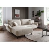 P & B KOTNA SEDEŽNA GARNITURA, rebrasti žamet bež | Shoptok.si