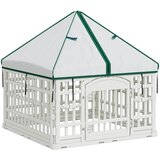 vidaXL 4-panelni ogradni igralište za pse s krovom 88 x 88 x 112 cm - S krovom 88 x 88 x 112 cm Cijene