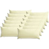  Presvlaka za jastuk 12 pcs HEERLEN Krem 40 x 80 cm Poliester | shoptok.hr