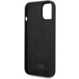 Karl Lagerfeld KLHCP14MSLKHBK za iphone 14 plus črn silikonska zaščita - karls head | Shoptok.si