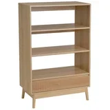Biblioteka u prirodnoj boji 80x120x40 cm Naroa –