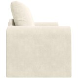 Krevet na razvlačenje Krema 148 x 71 x 83 cm Baršun | Eponuda.com
