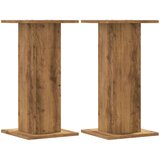 vidaXL Stojalo za rastline 2 kosa artisan hrast 30x30x60 cm inž. les | Shoptok.si