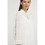 Bruuns Bazaar Majica MacluraBBImiras blouse ženska, bela barva, BBW3995