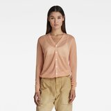G-star Sweater - Core cardigan knit pink | shoptok.hr