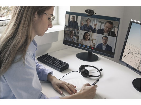 Sandberg Slušalice - USB Office Headset Saver (mikrofon; USB; kontrola glasnoće; kabel od 1,5 m; crna) | shoptok.hr