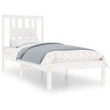  The Living Store Posteljni okvir bel iz trdnega lesa 90x190 cm - Posteljni Okvir, (21450064) | Shoptok.si