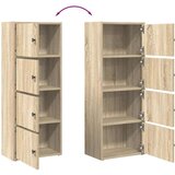 vidaXL Knjižna omara sonoma hrast 40x24x102 cm inženirski les | Shoptok.si