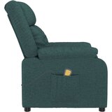  Masažna fotelja od tkanine tamnozelena - Tamnozelena 1 | shoptok.hr