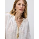 Reserved Bluza s ukrasnim vezanjem - bijela | shoptok.hr