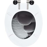 vidaXL Toaletna daska s mekim zatvaranjem 2 kom MDF uzorak kamenja | shoptok.hr