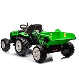  HC-306 Traktor na baterije s prikolicom, svijetlo zelena 24V Slike