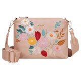 Vuch Crossbody torba Coalie Flowers Beige, 17 x 20 cm | shoptok.hr