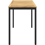  Stol za večeru u vrtu Bijela i crna 108,5 x 55 x 75 cm | shoptok.hr