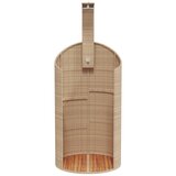  tuš sivi 100x100x241,5 cm poliratana i bagremovog drva | Eponuda.ba