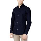 Calvin Klein Jeans Srajce z dolgimi rokavi POPLIN STRETCH SLIM SHIRT K10K103025 Modra Cene