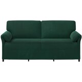 SOFA za 3 osobe Tamnozelena 198 x 83 x 95 cm Baršun | shoptok.hr