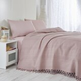 Şaheser lagani pamučni prekrivač za bračni krevet Pique Lilac, 220 x 240 cm Cijene