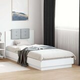  Okvir za krevet s uzglavljem bijeli 100 x 200 cm drveni | shoptok.hr