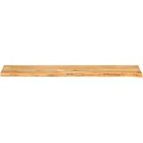 Stolna Mizna plošča z naravnim robom 180x20x3,8 cm trden mangov les, (21411935) | Shoptok.si