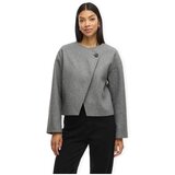 Vila Quinn Jacket - Medium Grey Melange Siva u