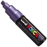 POSCA Uni flomaster; konica 8 mm prirezana; kovinsko vijoličen, (22005608) Cene