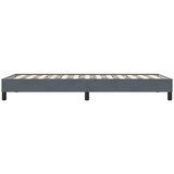  Okvir kreveta bez madraca tamnosiva 100x210 cm baršun | shoptok.hr