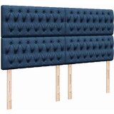 vidaXL Otomanski krevet s madracem i LED plavi 180x200cm od tkanine | shoptok.hr