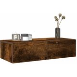  Zidna polica s ladicama dimljeni hrast 60x26,5x15 cm | shoptok.hr