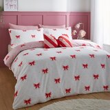 Sassy B Rožnata posteljnina za zakonsko posteljo 200x200 cm Dotty Bows – | Shoptok.si