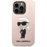 Karl Lagerfeld Maska za telefon Liquid Silicone Ikonik NFT za iPhone 14 Pro Pink Cene