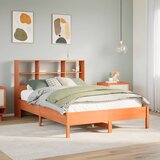 Krevet s regalom za knjige bez madraca 150x200 cm od borovine | shoptok.hr