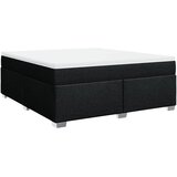  Krevet s oprugama i madracem crni 180x200 cm od tkanine | shoptok.hr