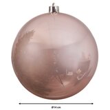 Dekordom novogodišnja dekoracija - hanging bauble 14cm 022319 - blush pink - kmg ( 043308 ) Cene