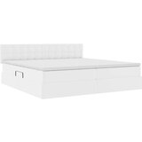  Krevet S LED lampica s pohranom Svijetlo siva 200 x 200 cm PVC | shoptok.hr