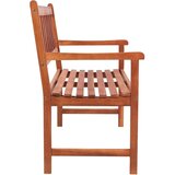  Vrtna klupa s jastukom 120 cm od masivnog bagremovog drva - boja crnog vina 120 x 50 x 4 cm 1 1 | shoptok.hr