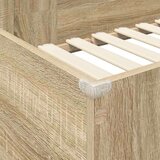  Postelja na podstrešju z mizo Sonoma hrast 90 x 190 cm, (5000137018) | Shoptok.si