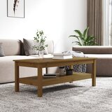  Stolić za kavu boja meda 110x50x40 cm od masivne borovine | shoptok.hr