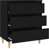  Komoda crna 60 x 35 x 70 cm od konstruiranog drva | Eponuda.com