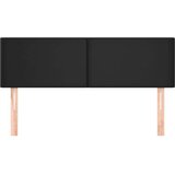  Uzglavlja 2 kom crna 72 x 5 x 78/88 cm od umjetne kože | shoptok.hr