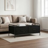  Stolić za kavu Crni hrast 99,5 x 49 x 41 cm Konstruirano drvo Slike