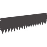  Ograda oko Travnjaka 10 pcs 103 x 25 cm Čelik Crna | Eponuda.com