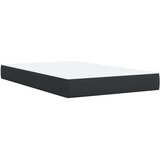  s oprugama i madracem crni 120x190 cm od umjetne kože | shoptok.hr