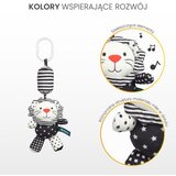 Sensillo Crno-bijela krava s privjeskom za kolica | shoptok.hr