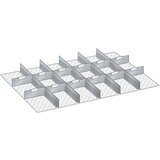 LISTA Ločilna stena, za omare z merami 1023 x 725 mm, za predale z višino 50 mm | Shoptok.si