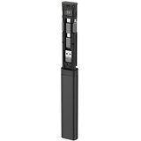 Oem Qualo, Hub 9 v 1 z bralnikom kartic in USB-C na USB-C kablom 65W, ultra praktičen, Črna, (5000185081) | Shoptok.si