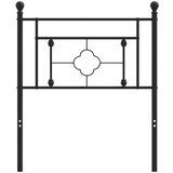  Kovinsko posteljno vzglavje črno 75 cm, (20962877) | Shoptok.si