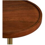 House Nordic Okrogla stranska mizica z mizno ploščo iz mangovega lesa ø 30 cm Sirone – | Shoptok.si