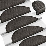  Samoljepljivi otirači za stepenice 15 kom 56x17x3 cm antracit | shoptok.hr